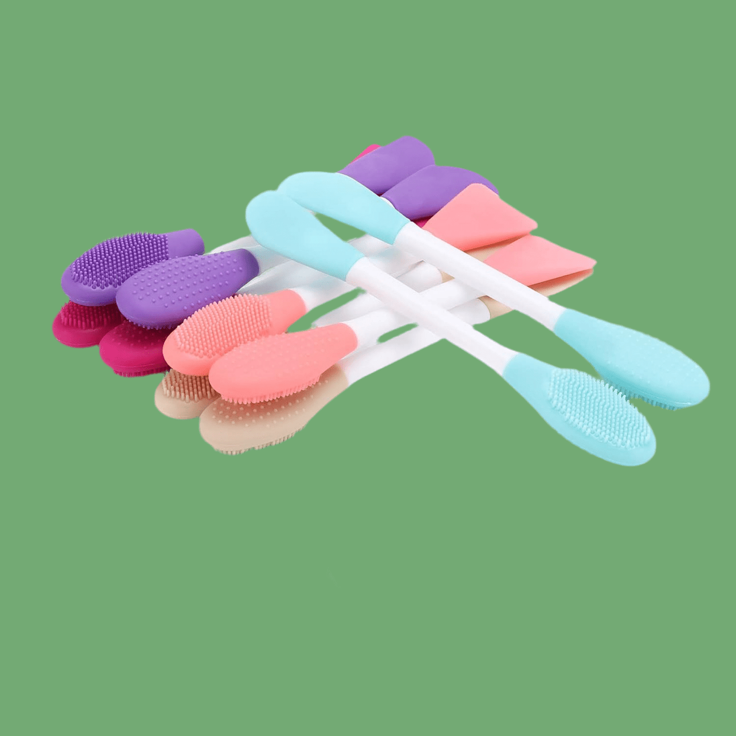 silicone face mask applicator set