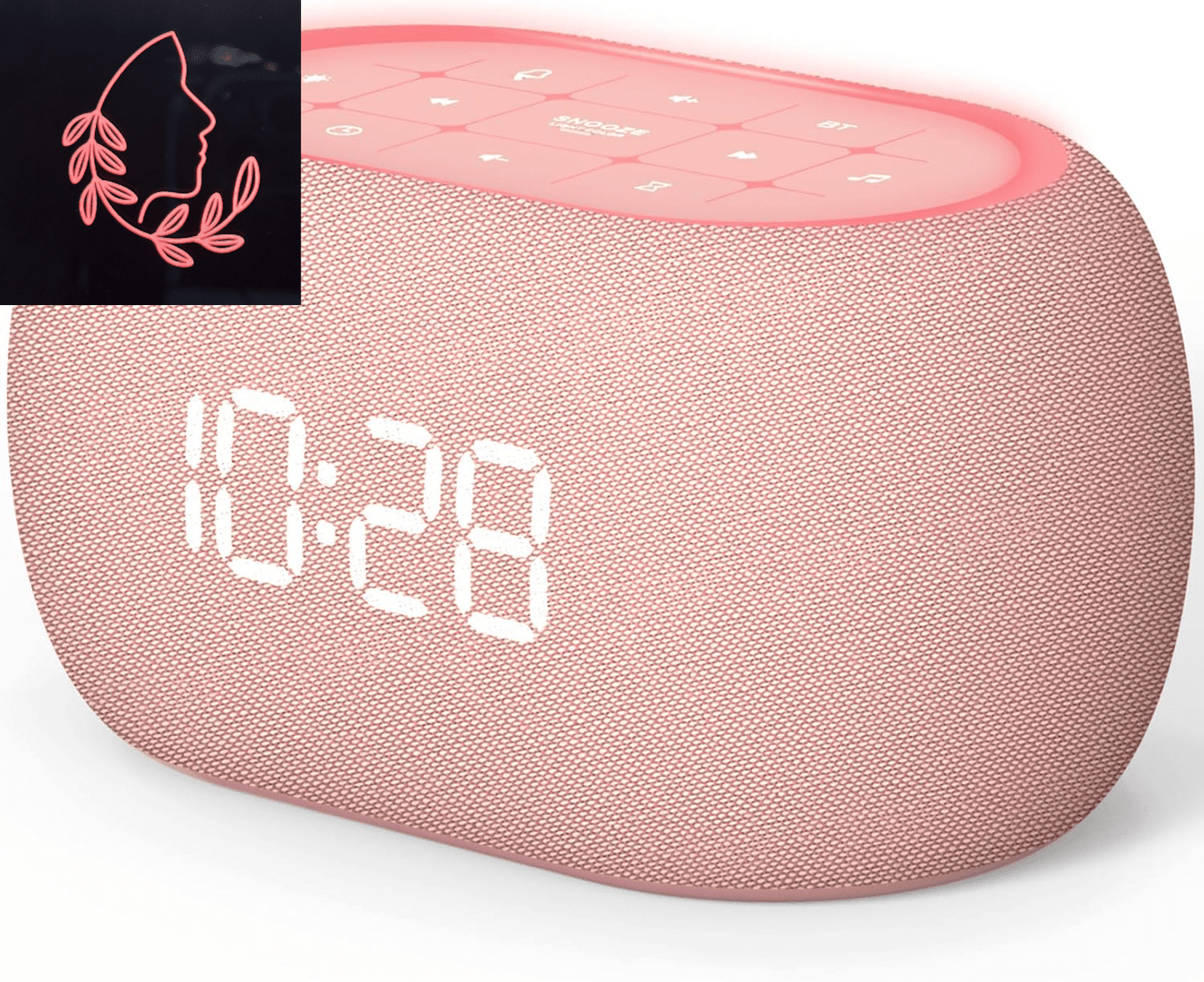 white noise sound machine alarm clock