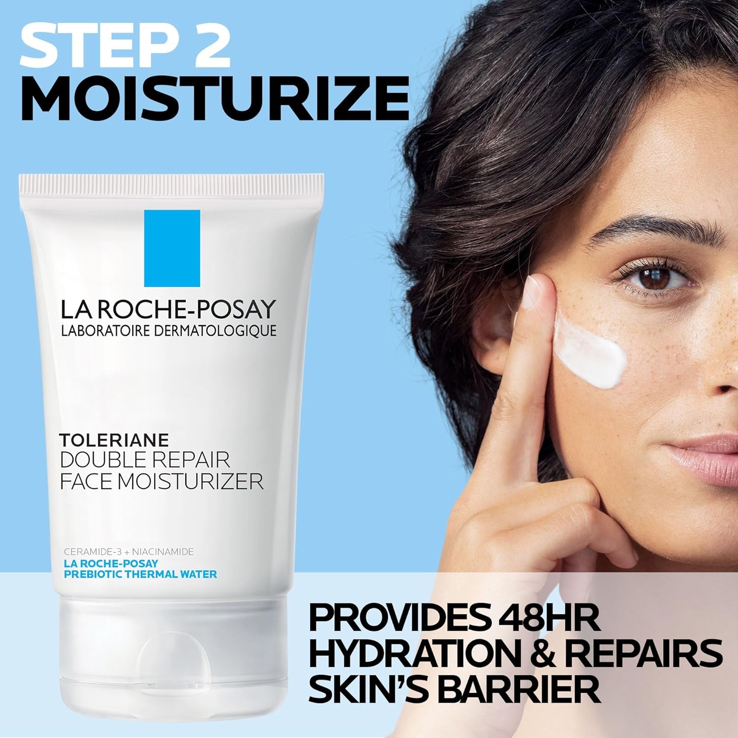 La Roche - Posay Toleriane Double Repair Face Moisturizer, Daily Moisturizer Face Cream with Ceramide & Niacinamide for All Skin Types, Immediate Comfort & Long Lasting Hydration, Fragrance Free - Born this WayLa Roche - Posay Toleriane Double Repair Face Moisturizer, Daily Moisturizer Face Cream with Ceramide & Niacinamide for All Skin Types, Immediate Comfort & Long Lasting Hydration, Fragrance FreeBorn this WayBorn this Way
