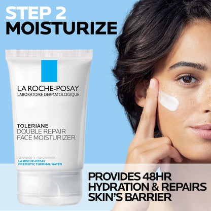 La Roche - Posay Toleriane Double Repair Face Moisturizer, Daily Moisturizer Face Cream with Ceramide & Niacinamide for All Skin Types, Immediate Comfort & Long Lasting Hydration, Fragrance Free - Born this WayLa Roche - Posay Toleriane Double Repair Face Moisturizer, Daily Moisturizer Face Cream with Ceramide & Niacinamide for All Skin Types, Immediate Comfort & Long Lasting Hydration, Fragrance FreeBorn this WayBorn this Way