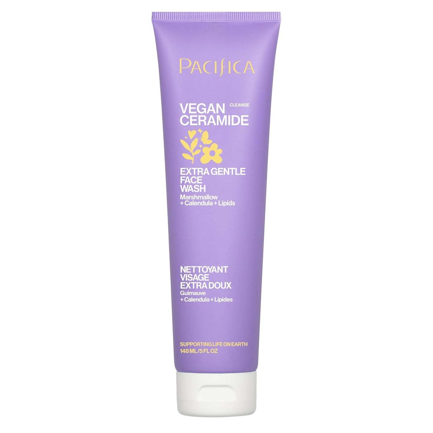 Vegan Ceramide Barrier Repair Face Wash Cleanser for Sensitive Skin - Fragrance - Free, Extra Gentle, Dermatologist Tested, with Calendula, Vegan & Cruelty - Free - Born this WayVegan Ceramide Barrier Repair Face Wash Cleanser for Sensitive Skin - Fragrance - Free, Extra Gentle, Dermatologist Tested, with Calendula, Vegan & Cruelty - FreeBorn this WayBorn this Way