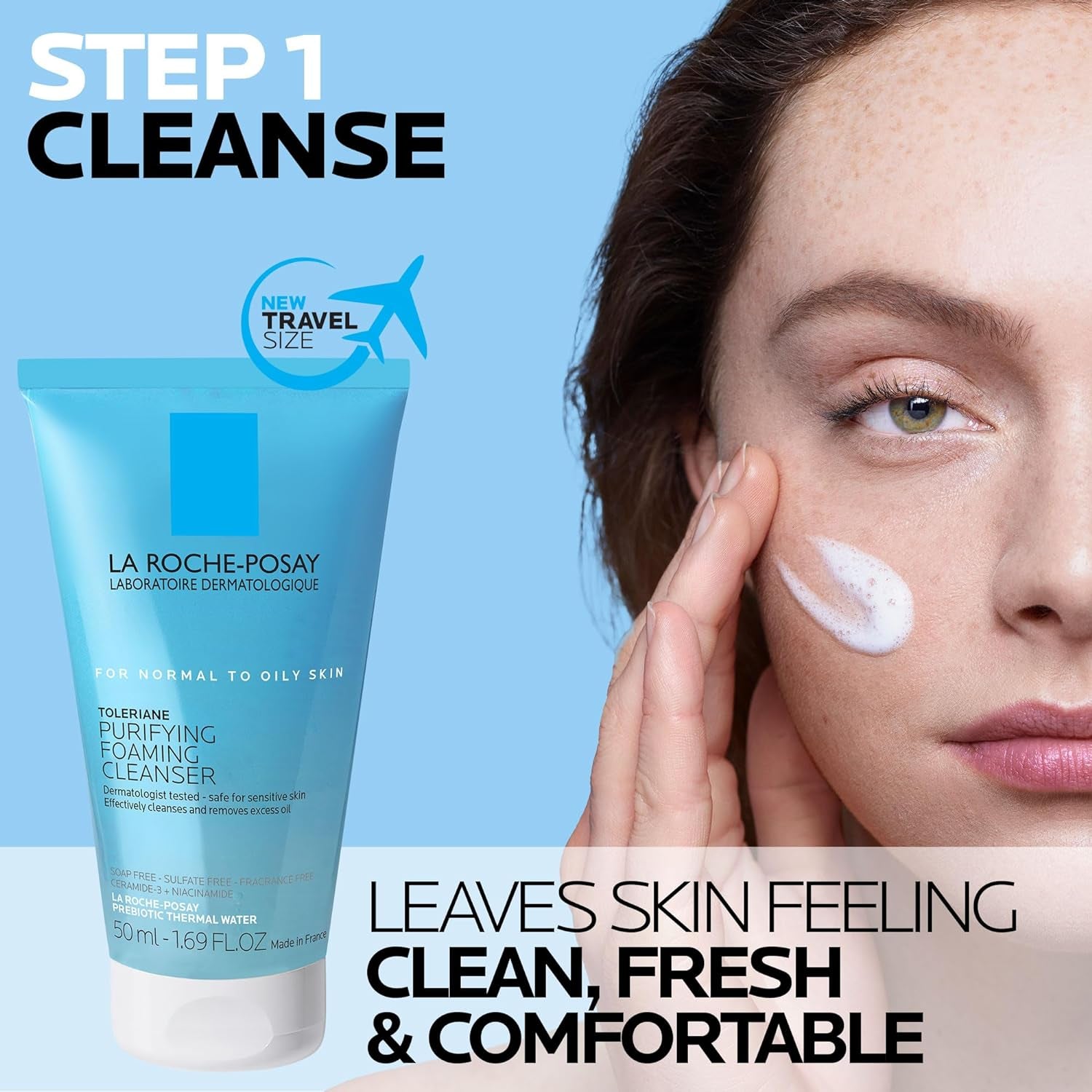 La Roche - Posay Toleriane Double Repair Face Moisturizer, Daily Moisturizer Face Cream with Ceramide & Niacinamide for All Skin Types, Immediate Comfort & Long Lasting Hydration, Fragrance Free - Born this WayLa Roche - Posay Toleriane Double Repair Face Moisturizer, Daily Moisturizer Face Cream with Ceramide & Niacinamide for All Skin Types, Immediate Comfort & Long Lasting Hydration, Fragrance FreeBorn this WayBorn this Way