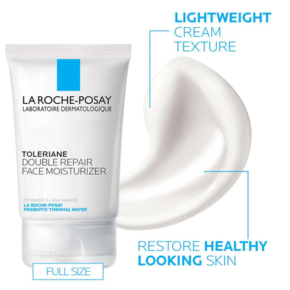 La Roche - Posay Toleriane Double Repair Face Moisturizer, Daily Moisturizer Face Cream with Ceramide & Niacinamide for All Skin Types, Immediate Comfort & Long Lasting Hydration, Fragrance Free - Born this WayLa Roche - Posay Toleriane Double Repair Face Moisturizer, Daily Moisturizer Face Cream with Ceramide & Niacinamide for All Skin Types, Immediate Comfort & Long Lasting Hydration, Fragrance FreeBorn this WayBorn this Way