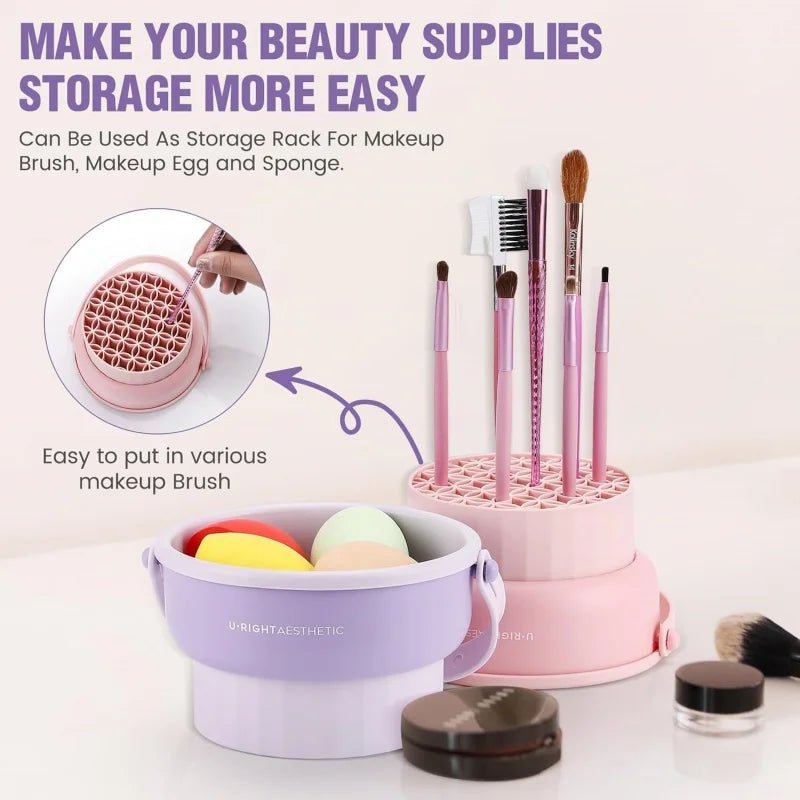 makeup brush cleaner mat