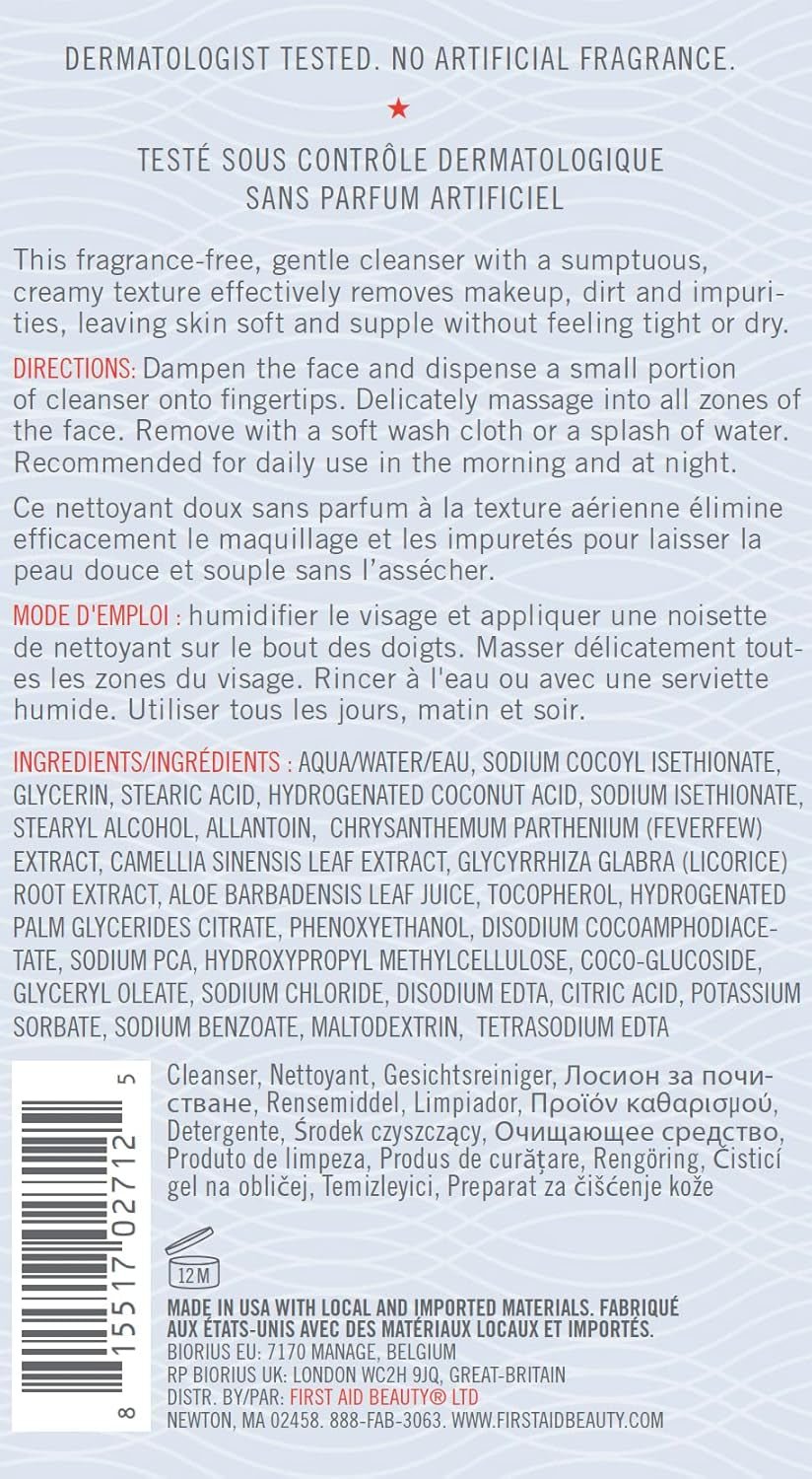 Pure Skin Gentle Face Cleanser - Effectively Removes Makeup, Dirt, and Impurities, Fragrance - Free Formula for Soft and Supple Skin, 5 Oz - Born this WayPure Skin Gentle Face Cleanser - Effectively Removes Makeup, Dirt, and Impurities, Fragrance - Free Formula for Soft and Supple Skin, 5 OzBorn this WayBorn this Way