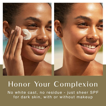 Face & Body Moisturizing Sunscreen Lotion SPF 30 for Melanin Rich Skin, Leaves No White Cast (Spf - 30 - 4Oz) - Born this WayFace & Body Moisturizing Sunscreen Lotion SPF 30 for Melanin Rich Skin, Leaves No White Cast (Spf - 30 - 4Oz)Born this WayMy Store