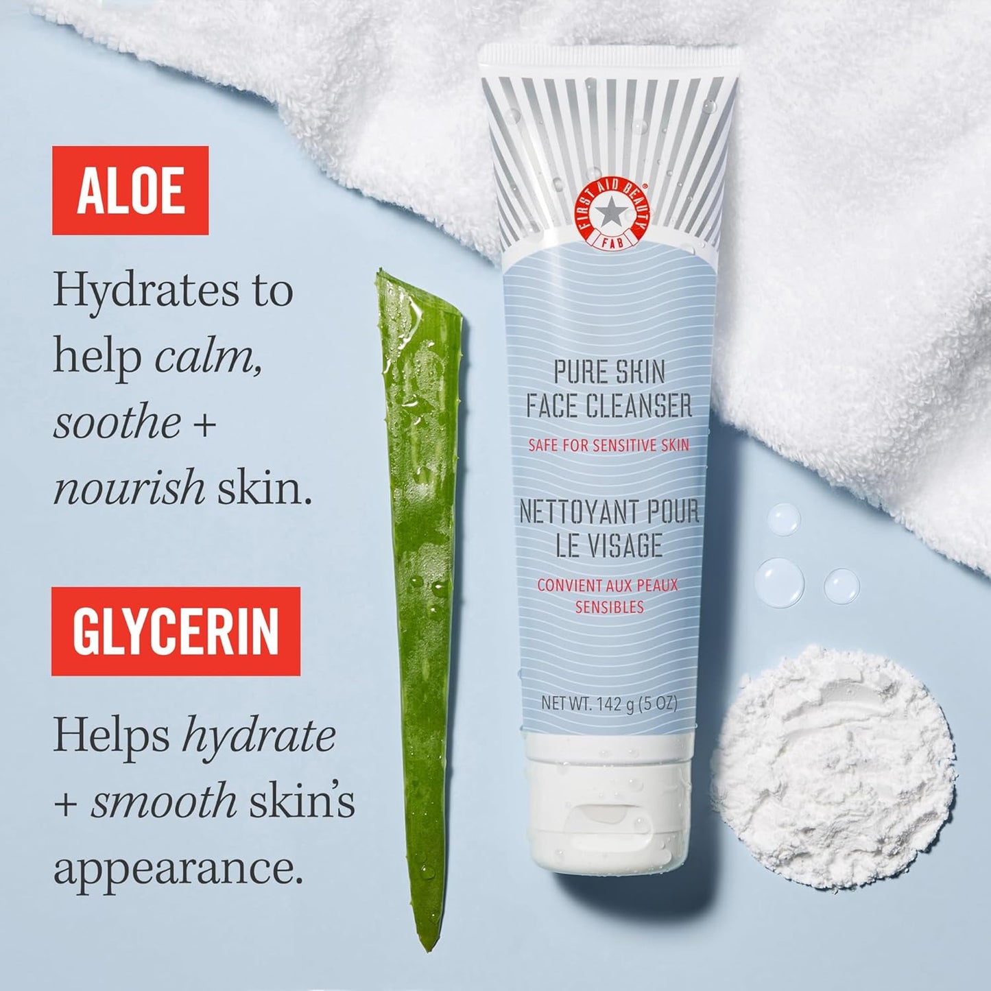 Pure Skin Gentle Face Cleanser - Effectively Removes Makeup, Dirt, and Impurities, Fragrance - Free Formula for Soft and Supple Skin, 5 Oz - Born this WayPure Skin Gentle Face Cleanser - Effectively Removes Makeup, Dirt, and Impurities, Fragrance - Free Formula for Soft and Supple Skin, 5 OzBorn this WayBorn this Way