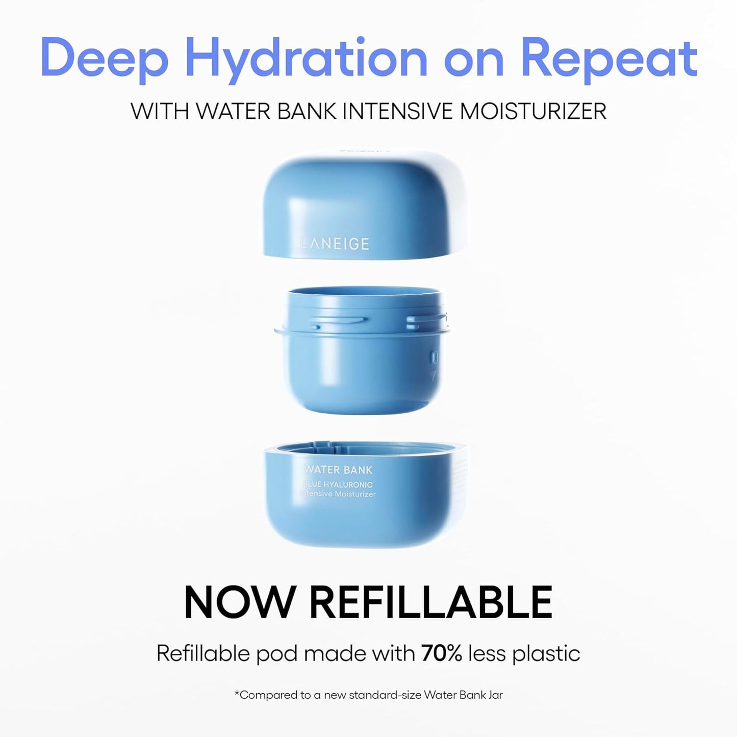 Water Bank Blue Hyaluronic Intensive Moisturizer: Hydrating Face Cream for Extra Dry Skin with Squalane & Peptide for Skin Barrier Support, Dermatologist - Tested - Born this WayWater Bank Blue Hyaluronic Intensive Moisturizer: Hydrating Face Cream for Extra Dry Skin with Squalane & Peptide for Skin Barrier Support, Dermatologist - TestedBorn this WayBorn this Way