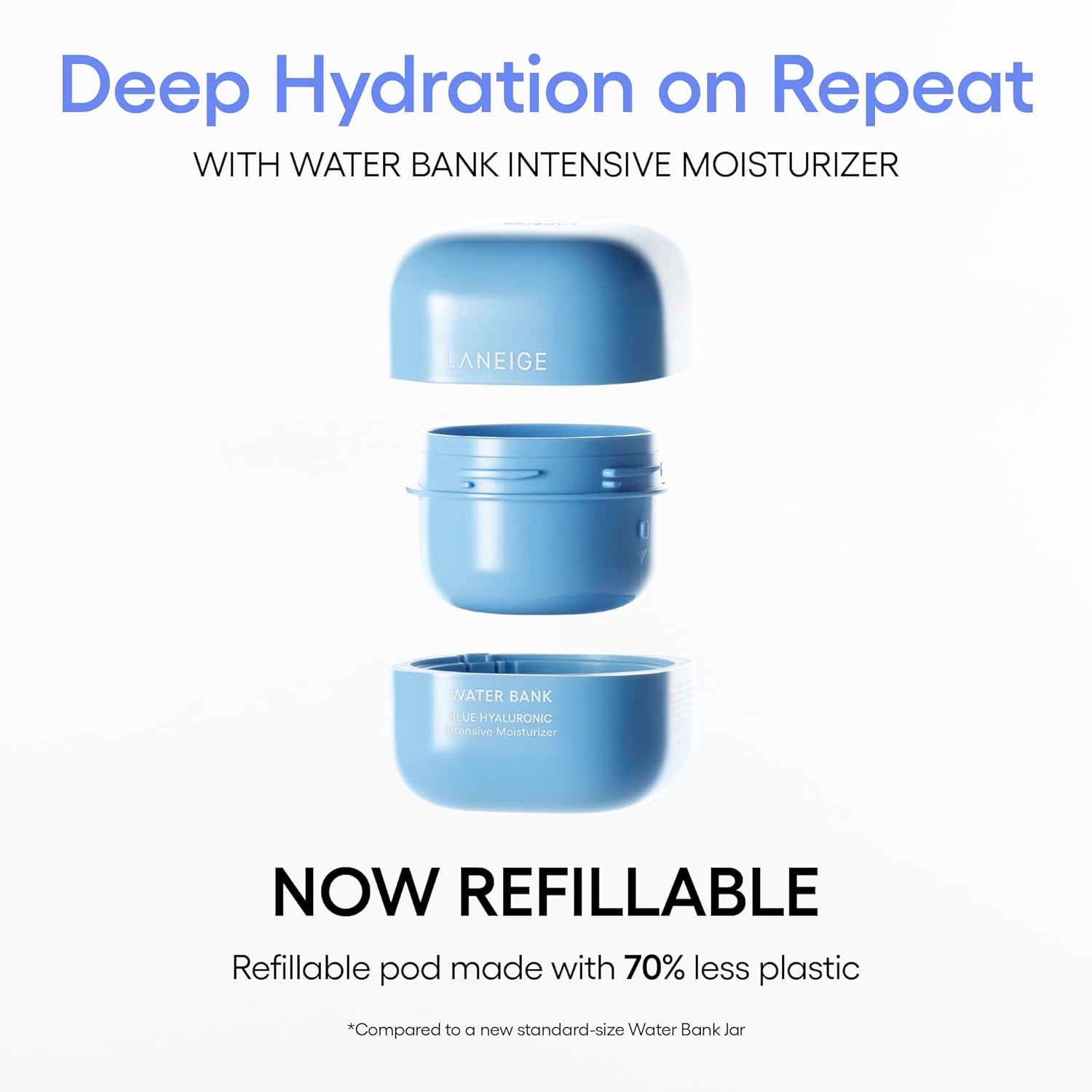 Water Bank Blue Hyaluronic Intensive Moisturizer: Hydrating Face Cream for Extra Dry Skin with Squalane & Peptide for Skin Barrier Support, Dermatologist - Tested - Born this WayWater Bank Blue Hyaluronic Intensive Moisturizer: Hydrating Face Cream for Extra Dry Skin with Squalane & Peptide for Skin Barrier Support, Dermatologist - TestedBorn this WayBorn this Way