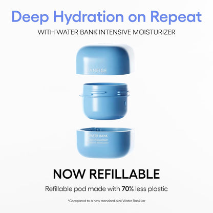 Water Bank Blue Hyaluronic Intensive Moisturizer: Hydrating Face Cream for Extra Dry Skin with Squalane & Peptide for Skin Barrier Support, Dermatologist - Tested - Born this WayWater Bank Blue Hyaluronic Intensive Moisturizer: Hydrating Face Cream for Extra Dry Skin with Squalane & Peptide for Skin Barrier Support, Dermatologist - TestedBorn this WayBorn this Way