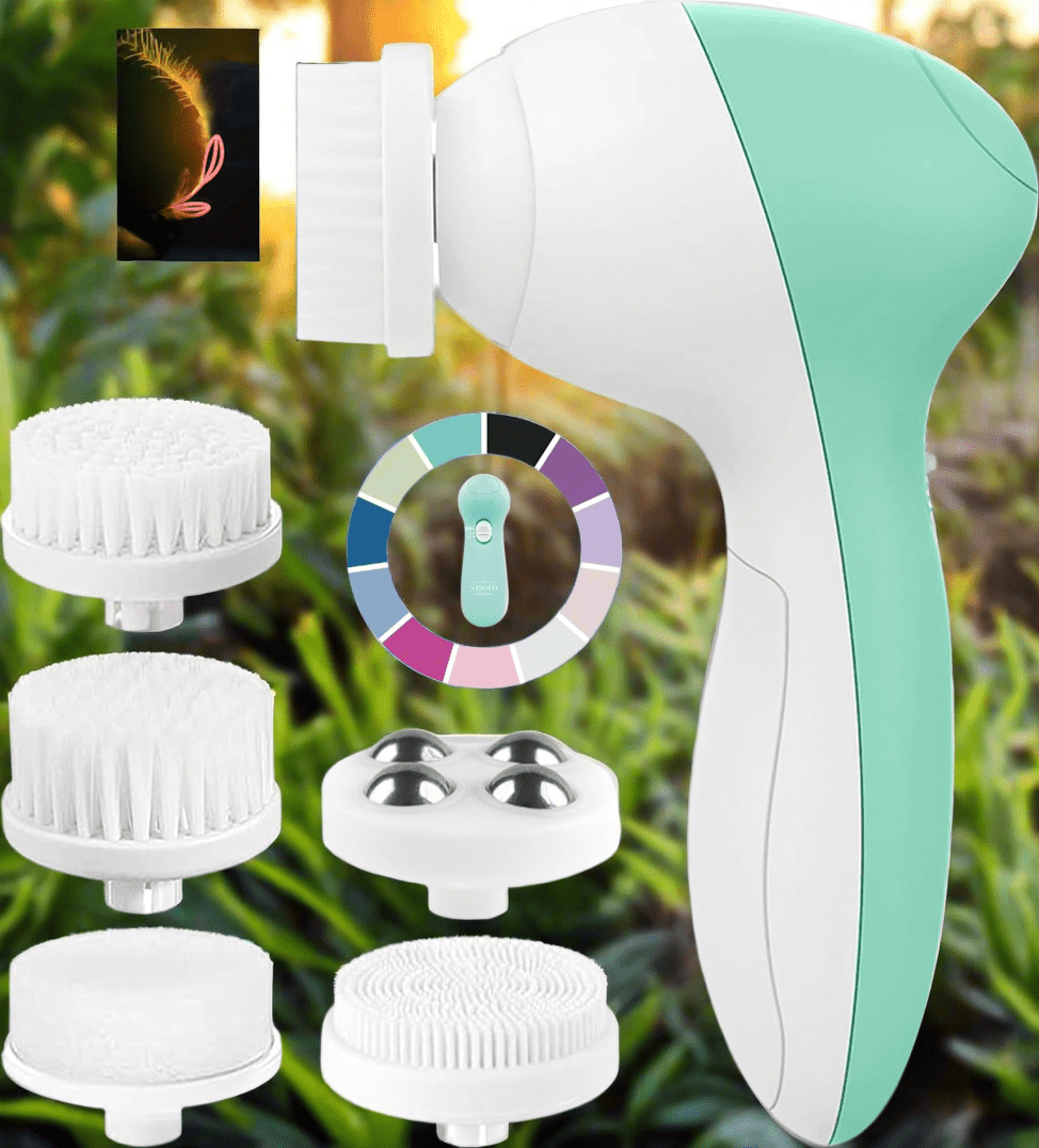 electric facial cleansing brush