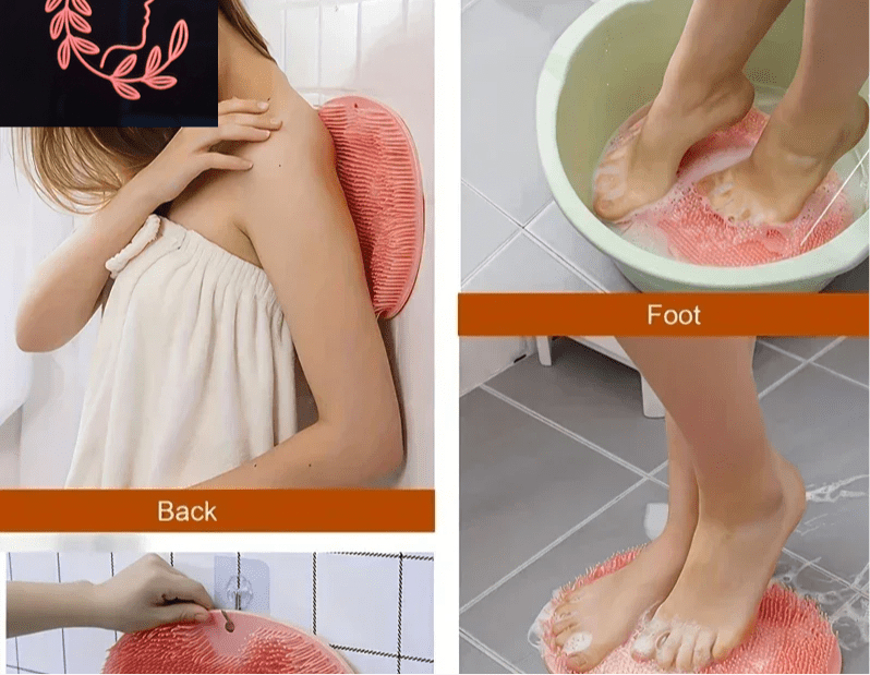 shower foot scrubber