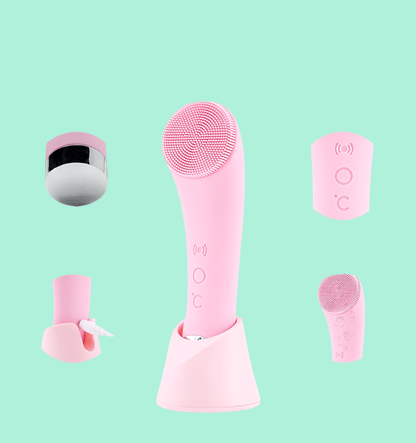 Silicone Face Cleansing Brush Facial Cleansing Brush Electric Facial Brush Vibration Heating - Born this WaySilicone Face Cleansing Brush Facial Cleansing Brush Electric Facial Brush Vibration HeatingBorn this WayMy StoreSkin care