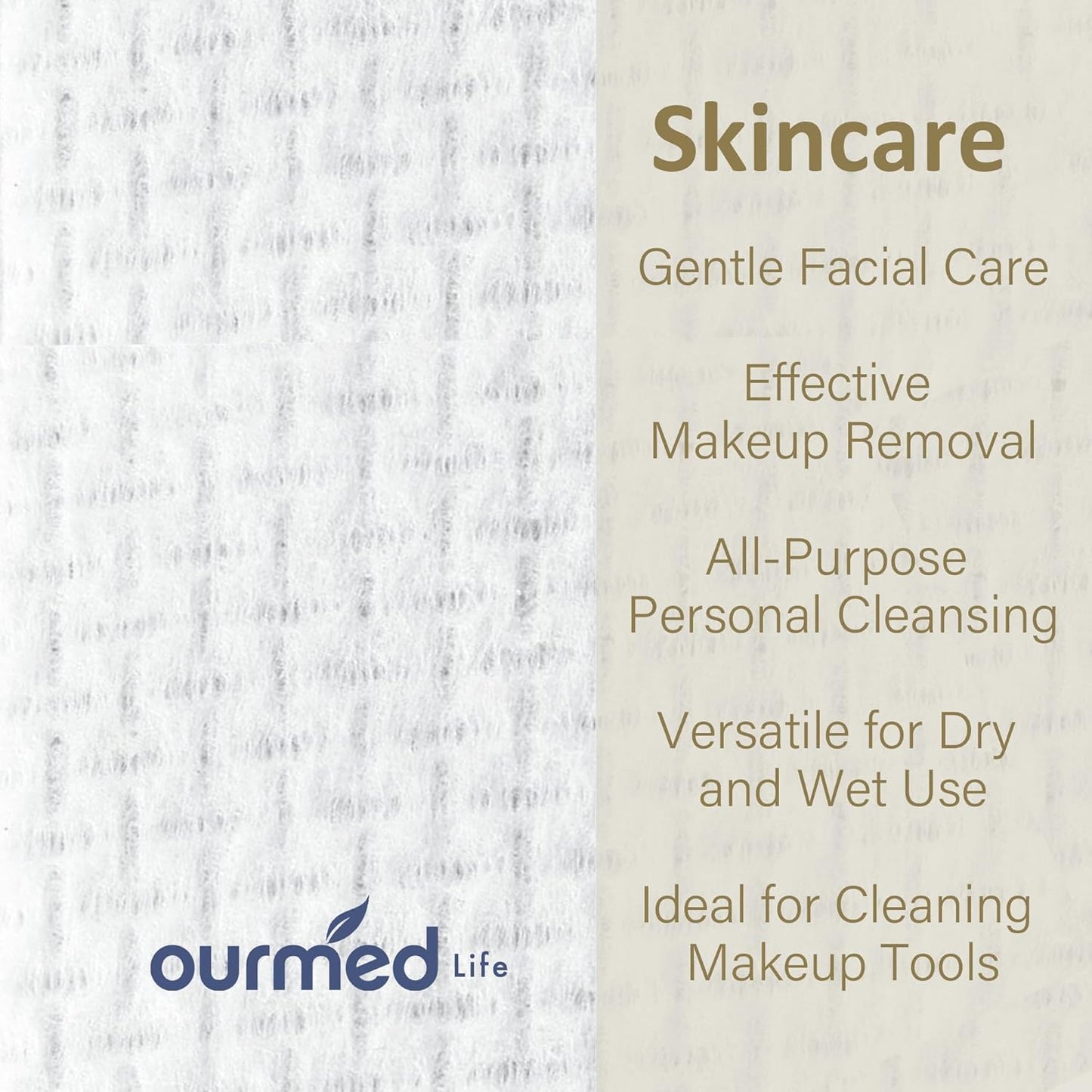 Disposable Face Towel | Lint - Free Biodegradable Towels | Face Clean Dry Makeup Remover Wipes | Super Soft & Thick for Sensitive Skin | 10 - Inch X 12 - Inch Extra Large | 50 Count - Born this WayDisposable Face Towel | Lint - Free Biodegradable Towels | Face Clean Dry Makeup Remover Wipes | Super Soft & Thick for Sensitive Skin | 10 - Inch X 12 - Inch Extra Large | 50 CountBorn this WayMy Store