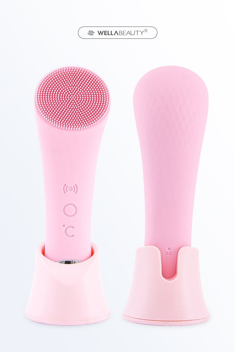 Silicone Face Cleansing Brush Facial Cleansing Brush Electric Facial Brush Vibration Heating - Born this WaySilicone Face Cleansing Brush Facial Cleansing Brush Electric Facial Brush Vibration HeatingBorn this WayMy StoreSkin care