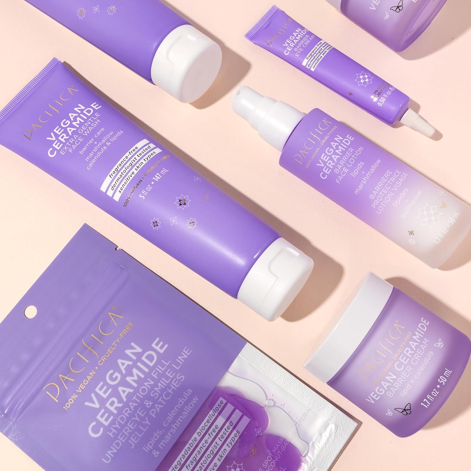 Vegan Ceramide Barrier Repair Face Wash Cleanser for Sensitive Skin - Fragrance - Free, Extra Gentle, Dermatologist Tested, with Calendula, Vegan & Cruelty - Free - Born this WayVegan Ceramide Barrier Repair Face Wash Cleanser for Sensitive Skin - Fragrance - Free, Extra Gentle, Dermatologist Tested, with Calendula, Vegan & Cruelty - FreeBorn this WayBorn this Way