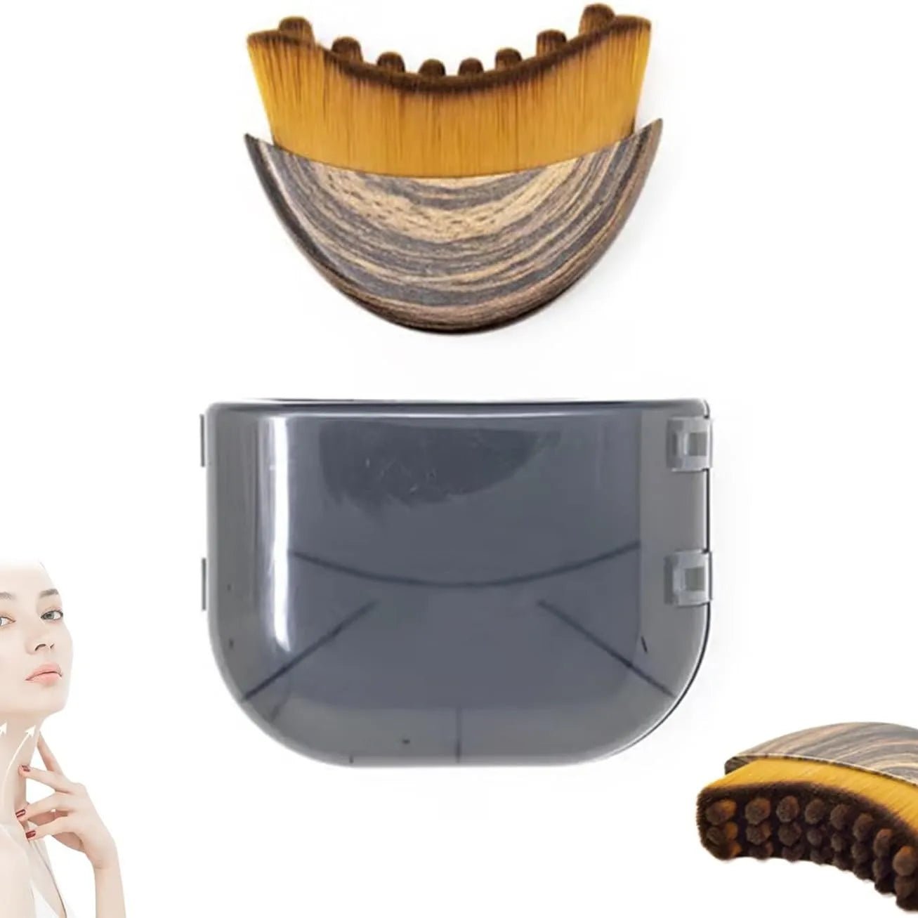 lymphatic contour face brush