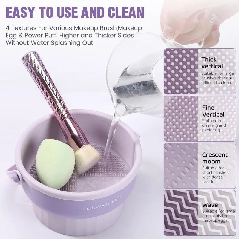 makeup brush cleaner mat