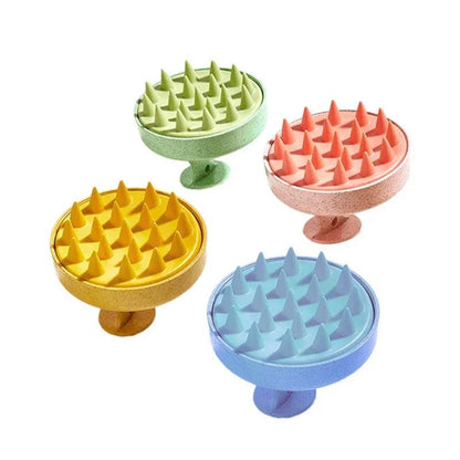 silicone scalp massage brush