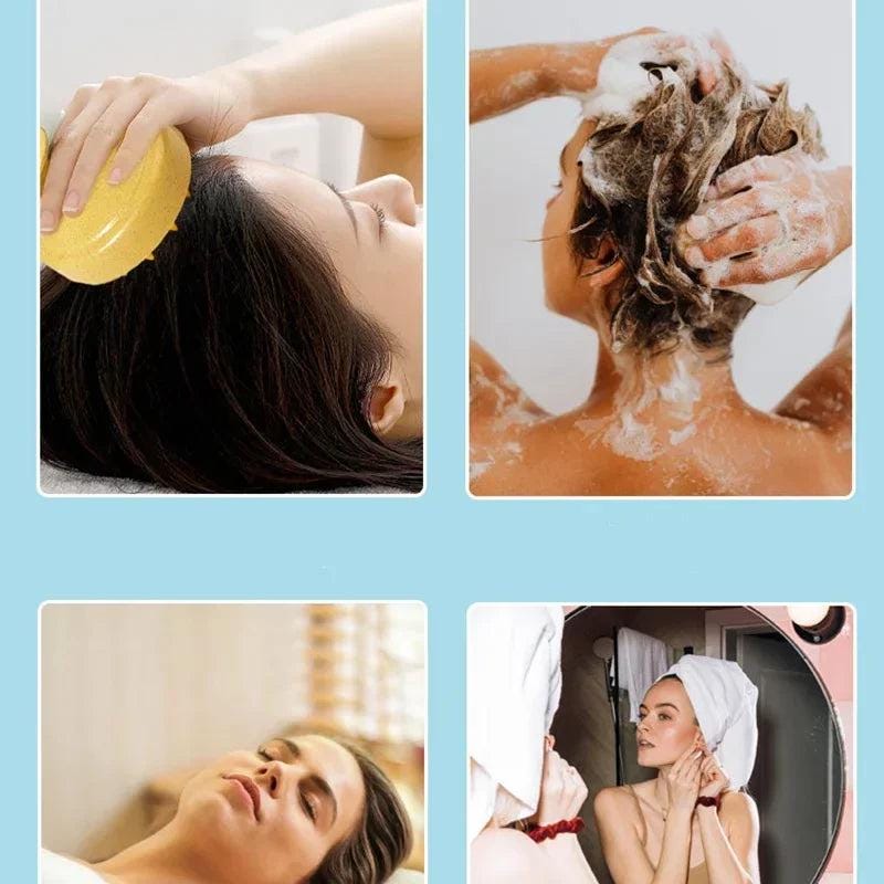 silicone scalp massage brush