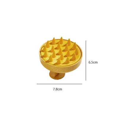 silicone scalp massage brush