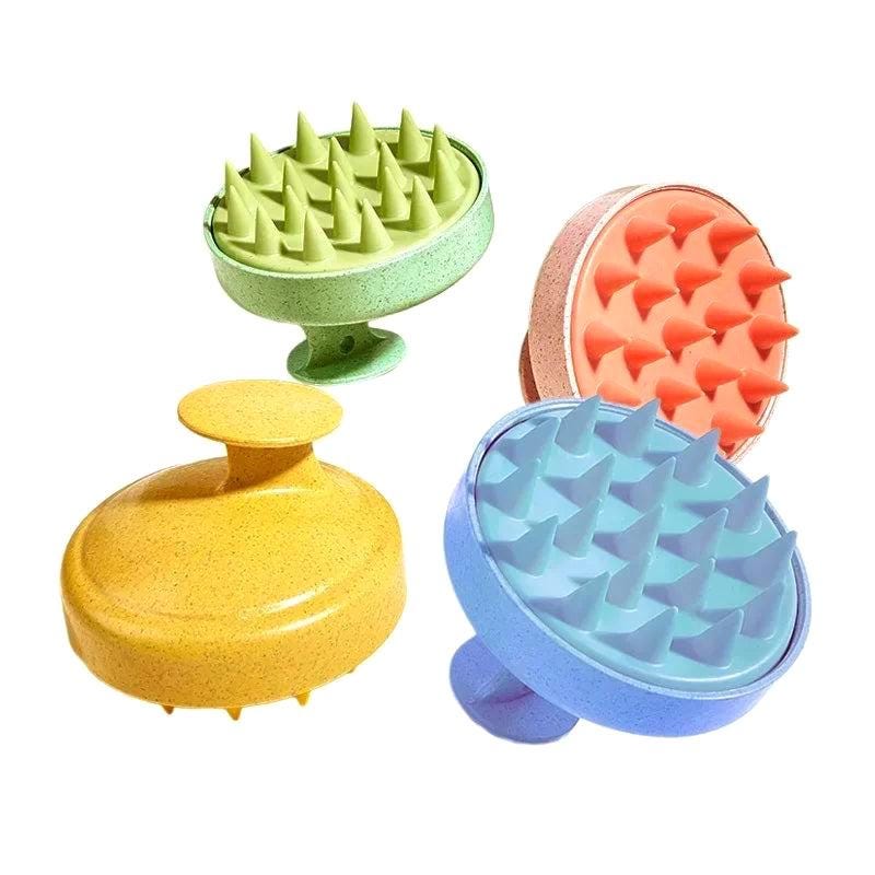 silicone scalp massage brush