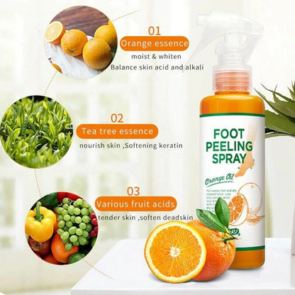 foot peeling spray
