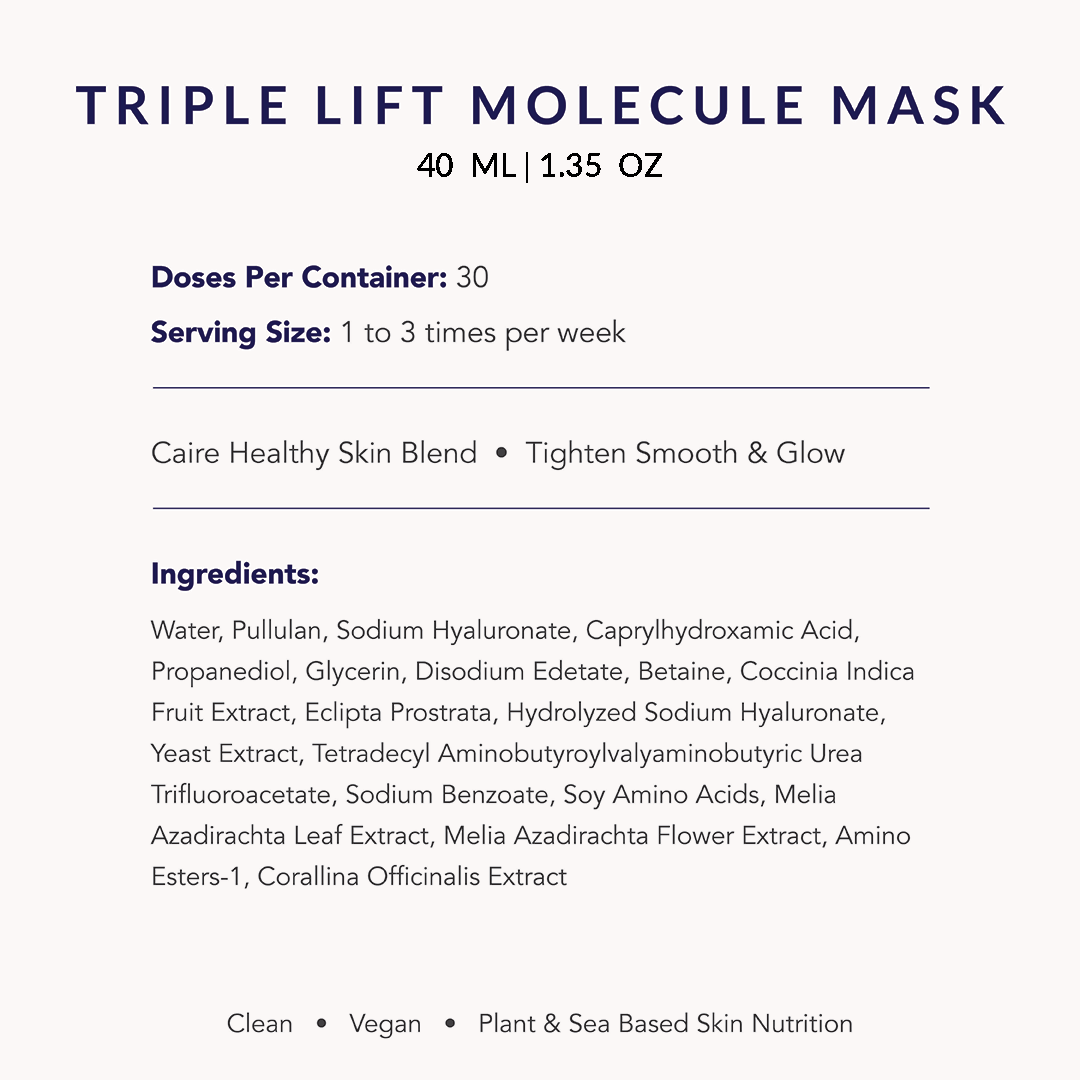 triple lift molecule mask