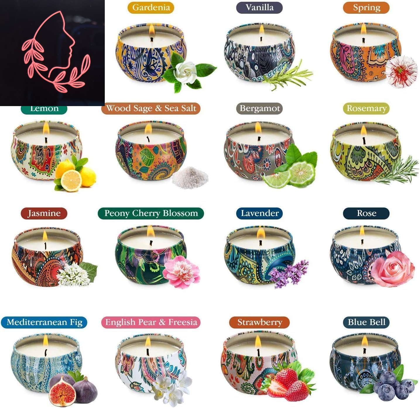 scented candle gift set