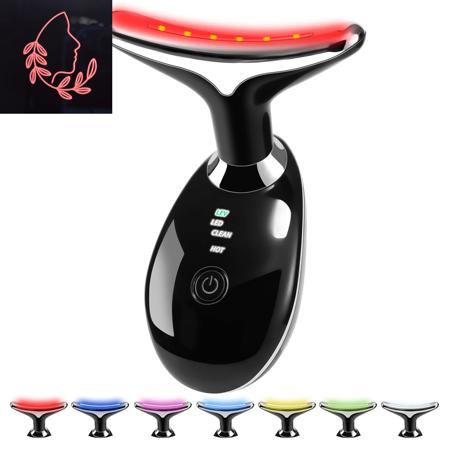 7 in 1 face and neck massager