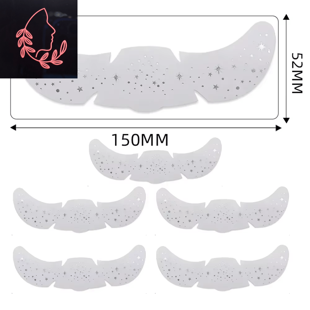 metallic freckle stickers