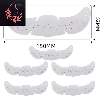 metallic freckle stickers