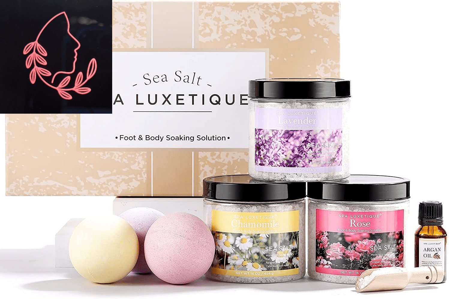 epsom bath salts gift set