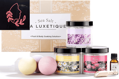 epsom bath salts gift set