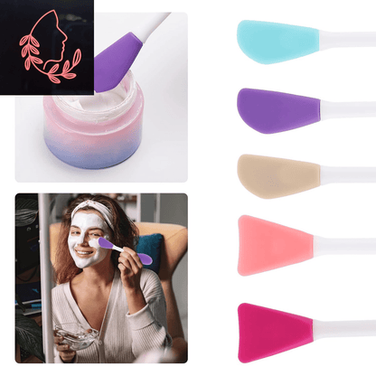 silicone face mask applicator set
