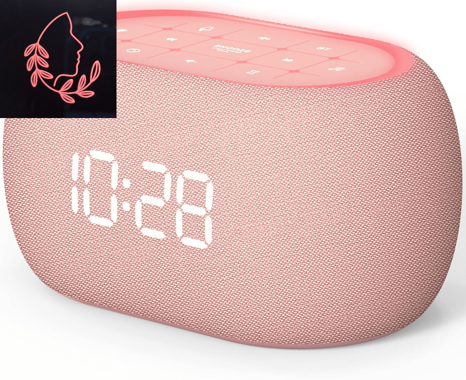 white noise sound machine alarm clock