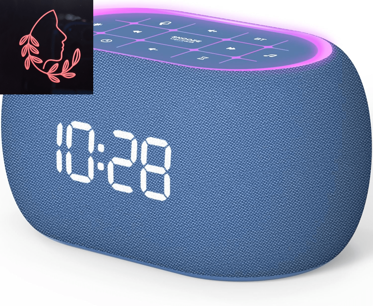 white noise sound machine alarm clock