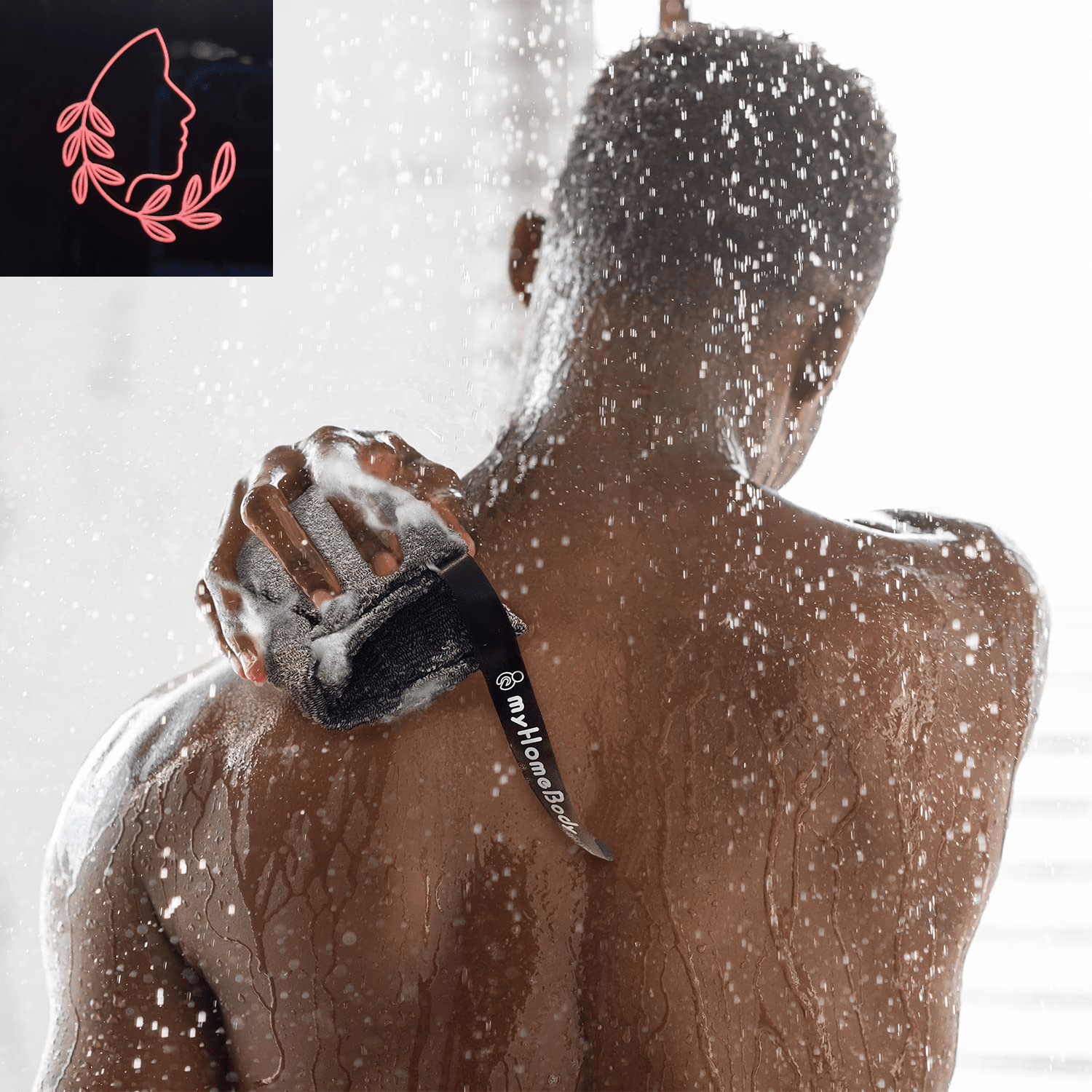 exfoliating soap pouch set