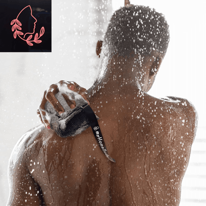 exfoliating soap pouch set