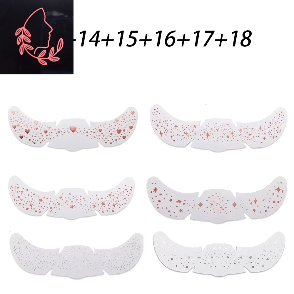 metallic freckle stickers