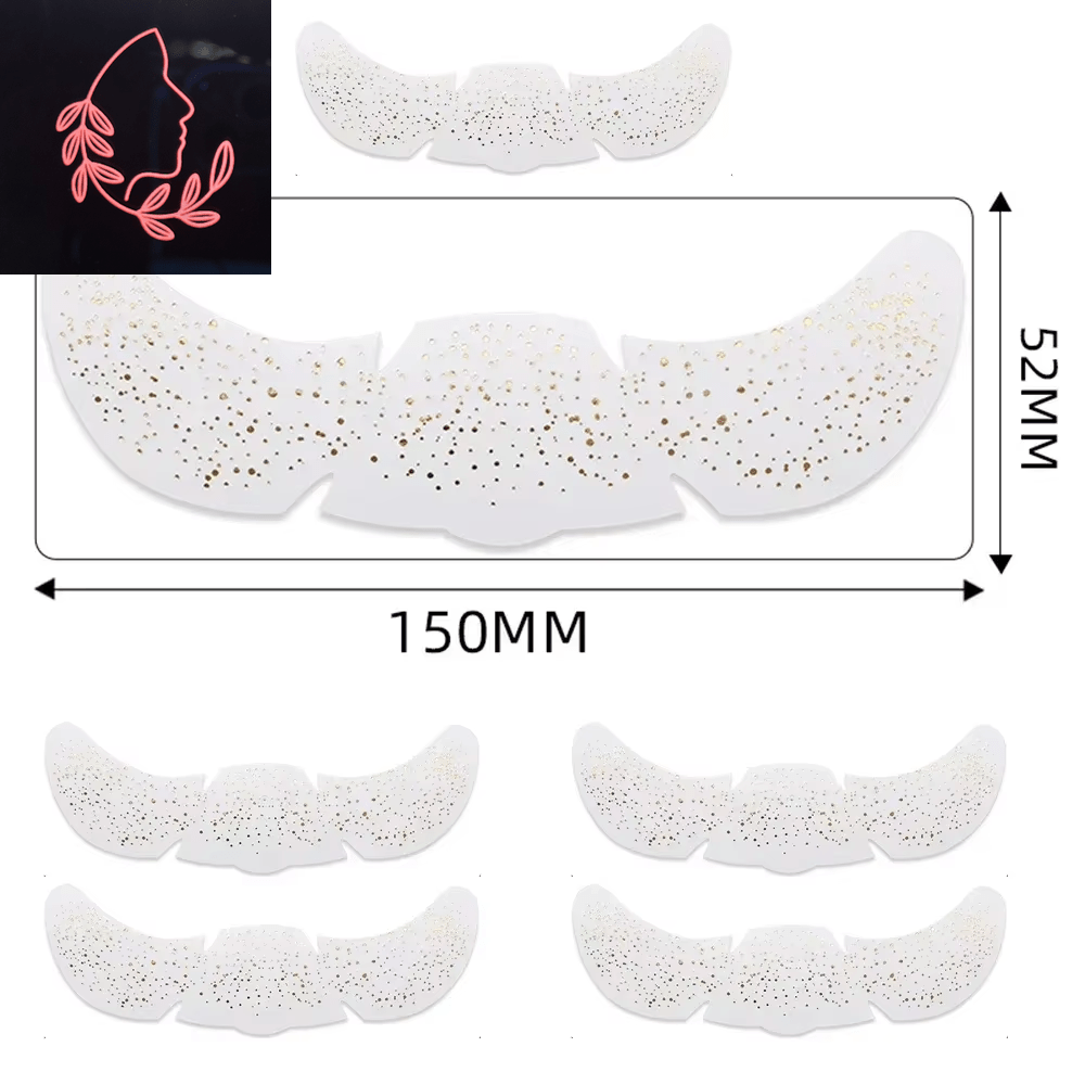 metallic freckle stickers