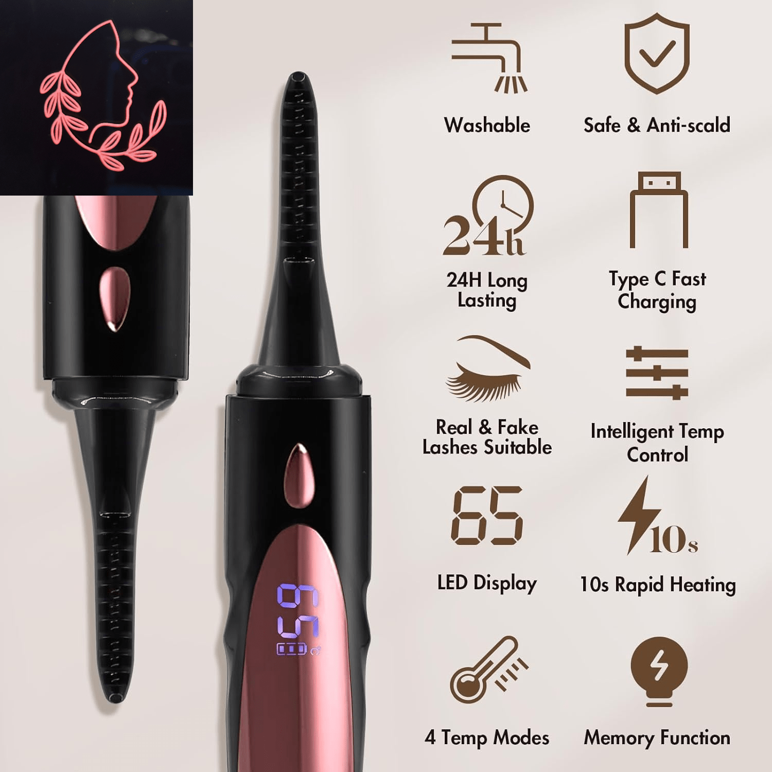 electric eyelash curler