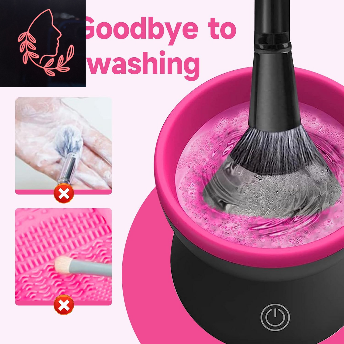 electric makeup brush cleaner