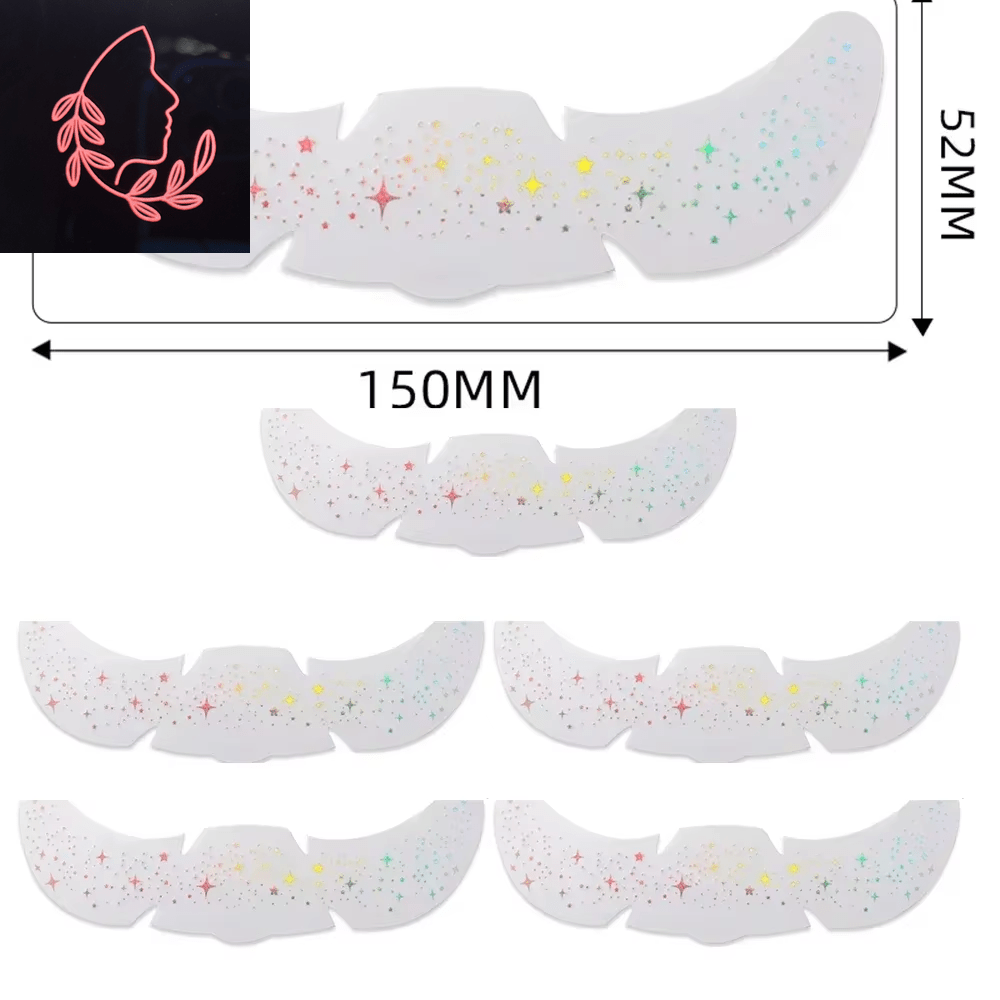 metallic freckle stickers