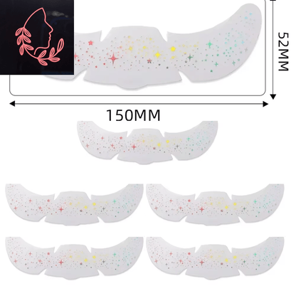 metallic freckle stickers