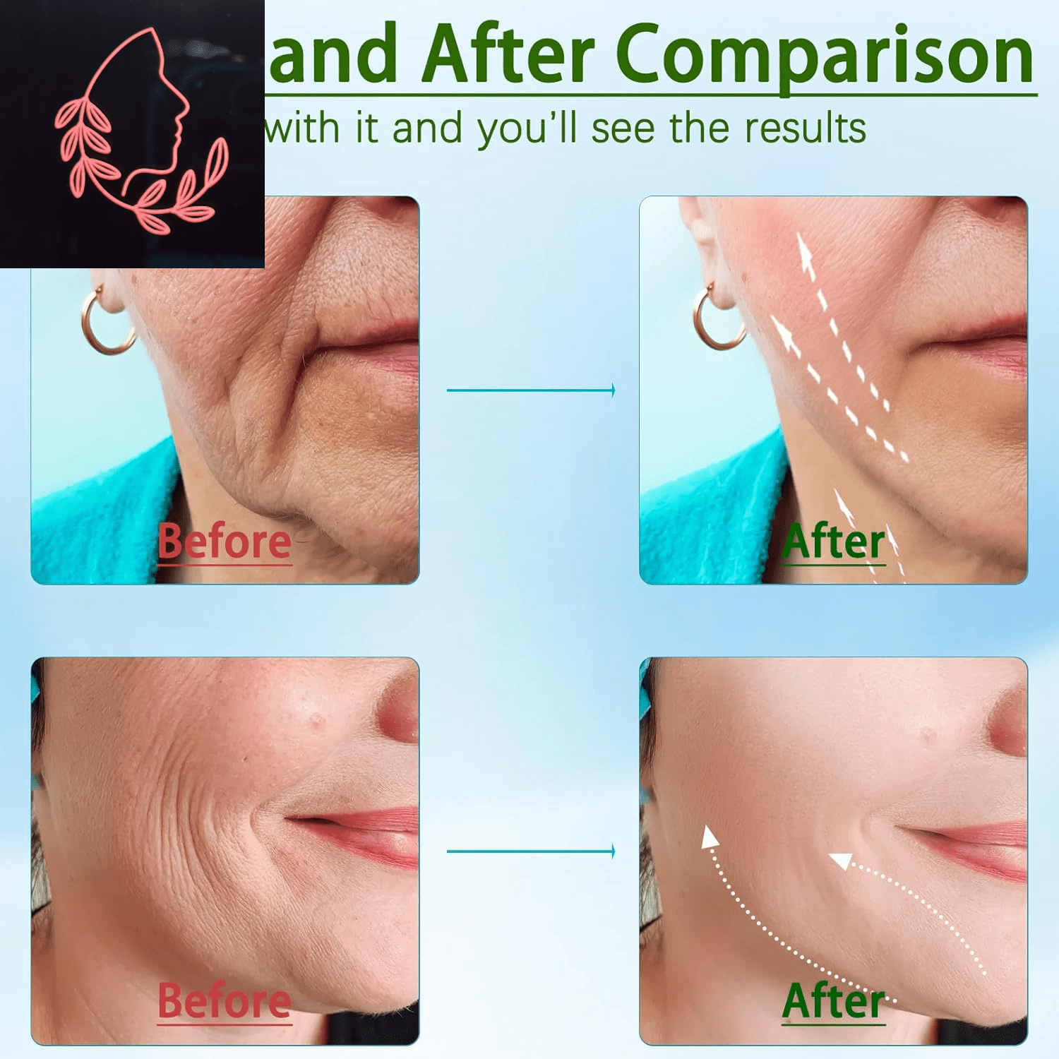 7 in 1 face and neck massager