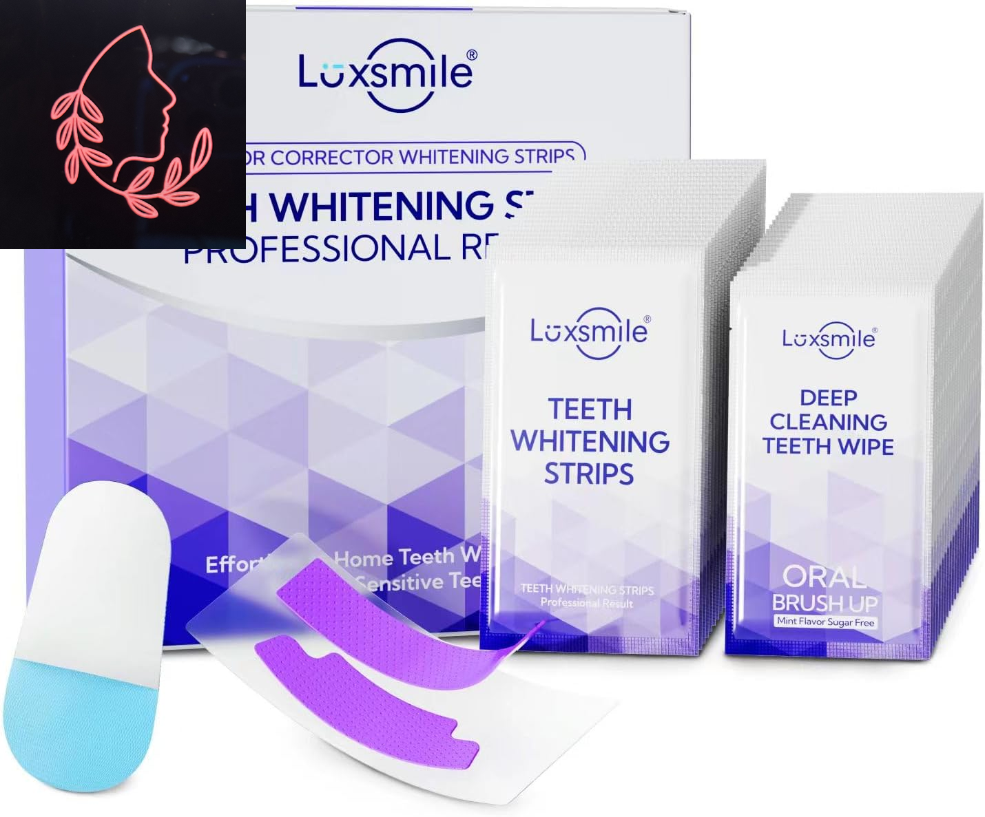purple teeth whitening strips
