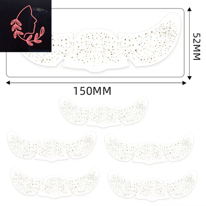 metallic freckle stickers