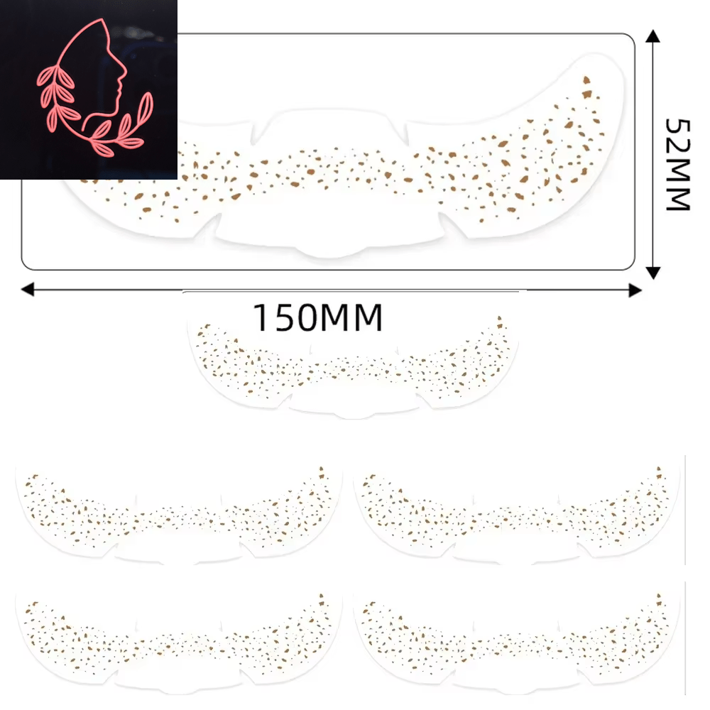 metallic freckle stickers