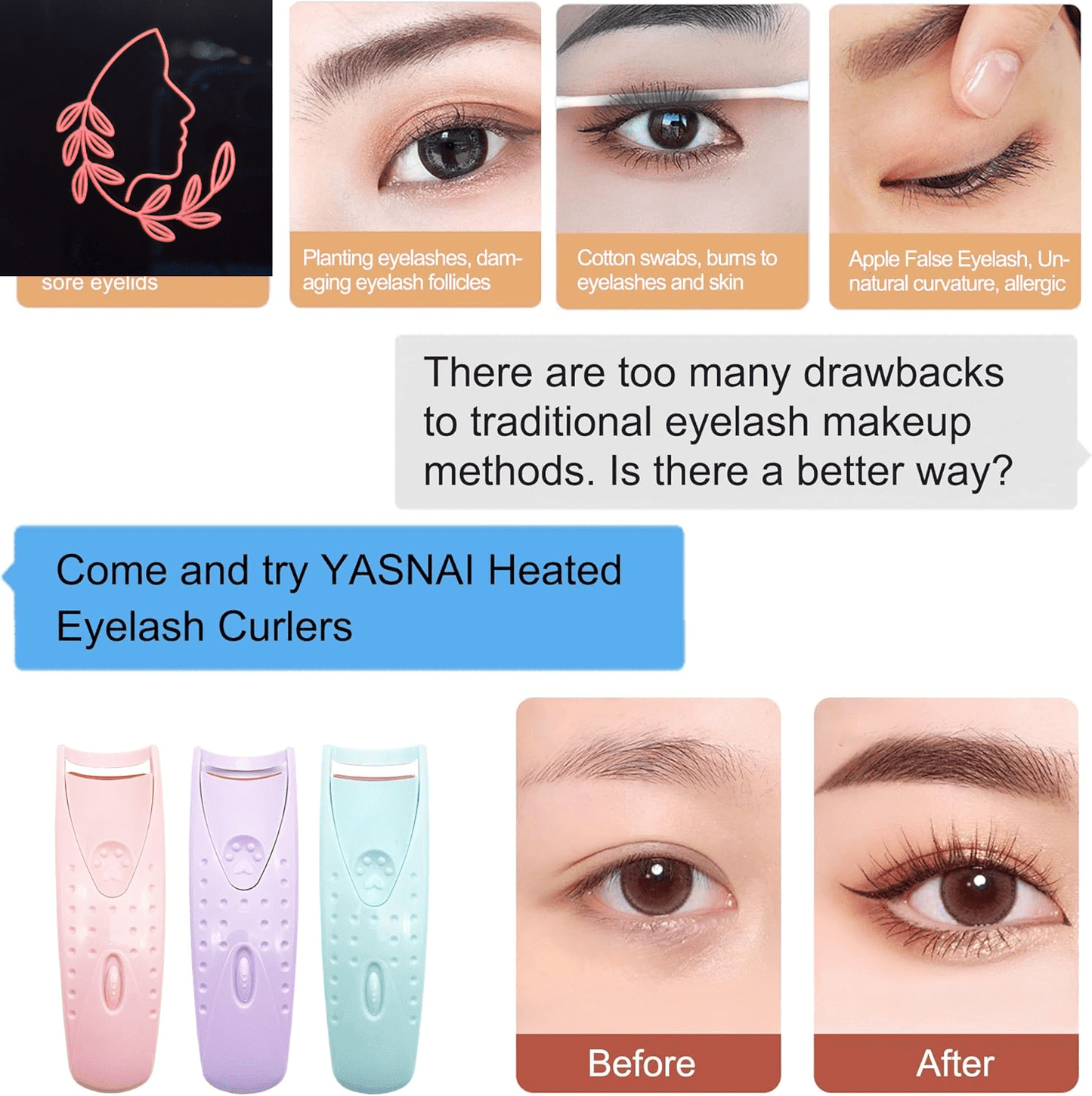 heated eyelash curler